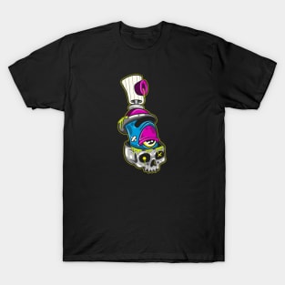 skull cans characters T-Shirt